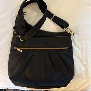 Black Nylon Travel Purse